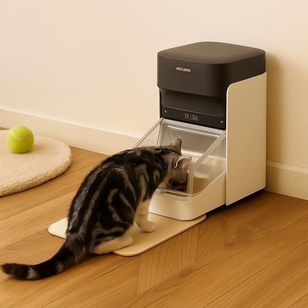 Automatic Smart Cat Feeder with WiFi Control