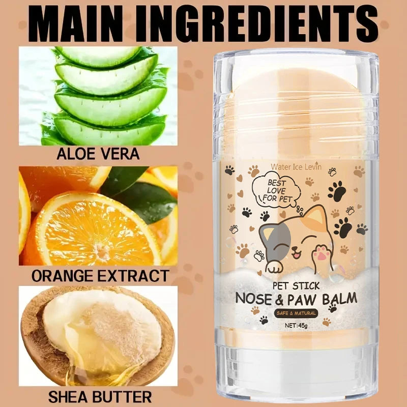 FuzzleCare™ Natural Nose & Paw Balm – Deep Moisture for Cats & Dogs
