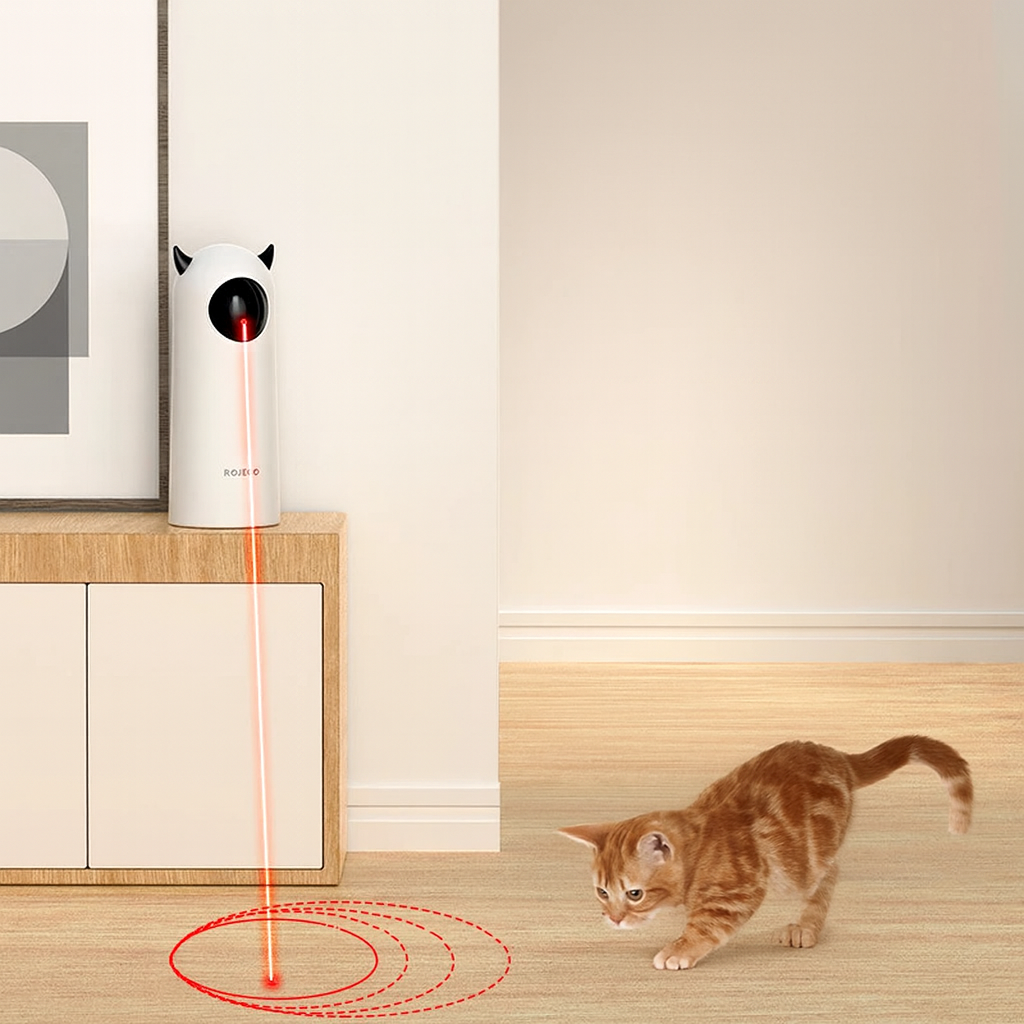 FuzzlePlay™ Smart Laser Toy for Cats