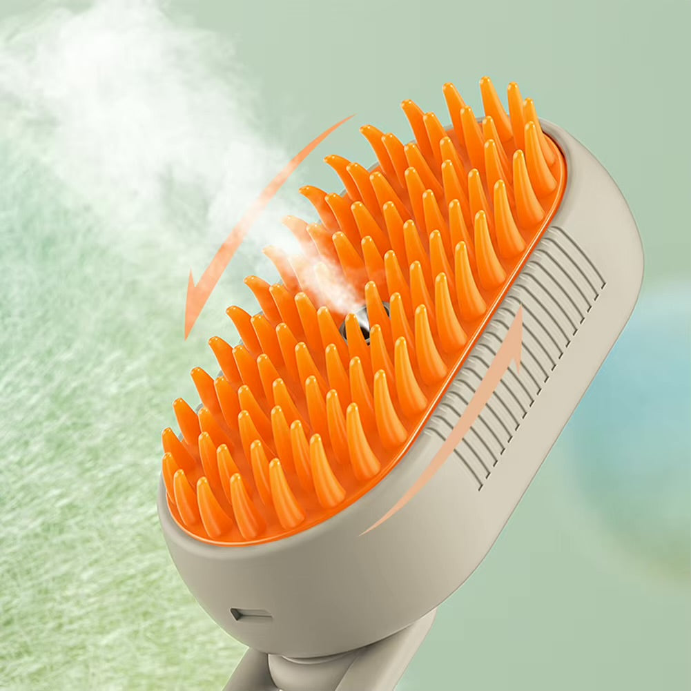 Cat Steam Brush Steamy Dog Brush 3 in 1