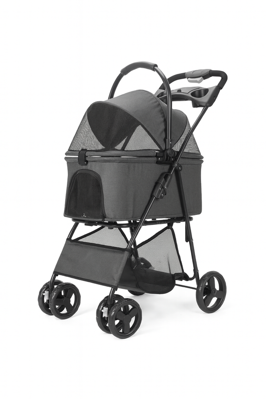 🐾 Fuzzle™ Pet Travel Stroller Pro