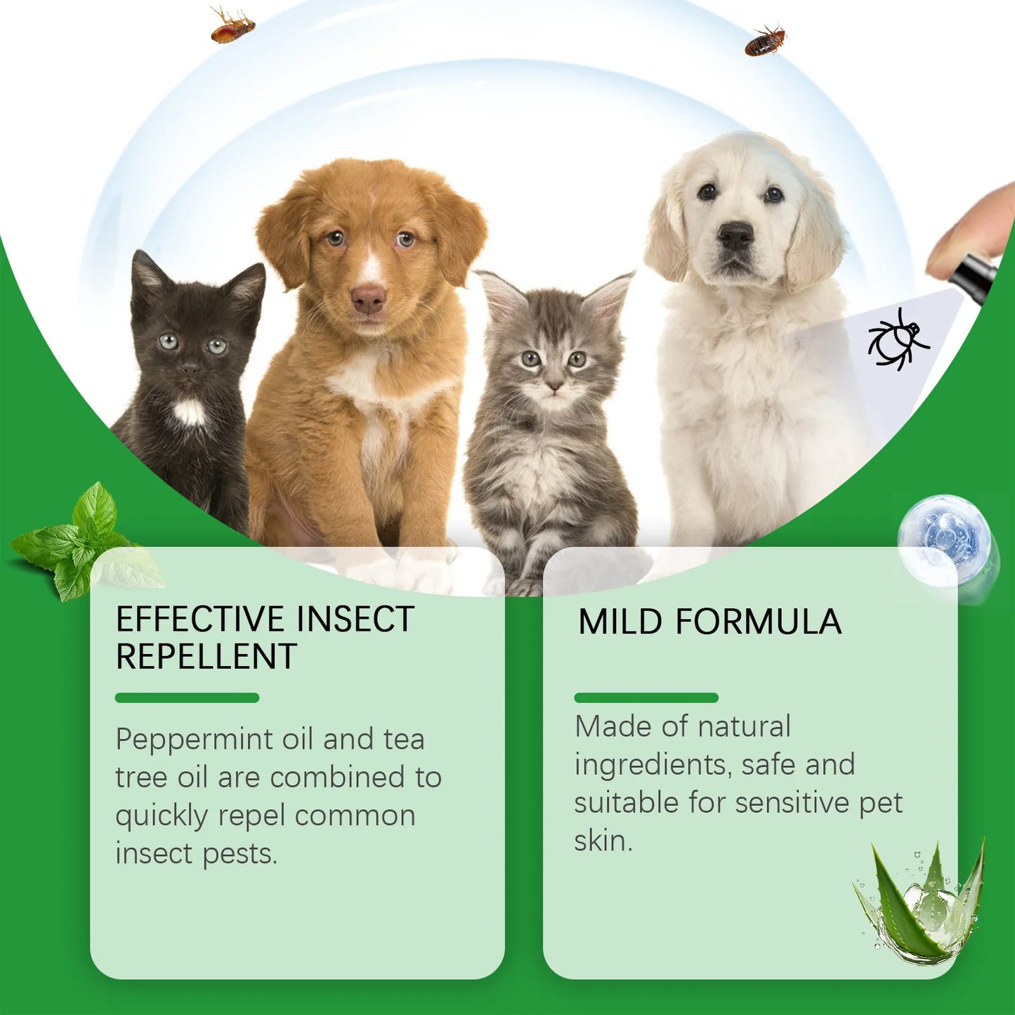 FuzzleCare™ Natural Flea & Mite Relief Spray