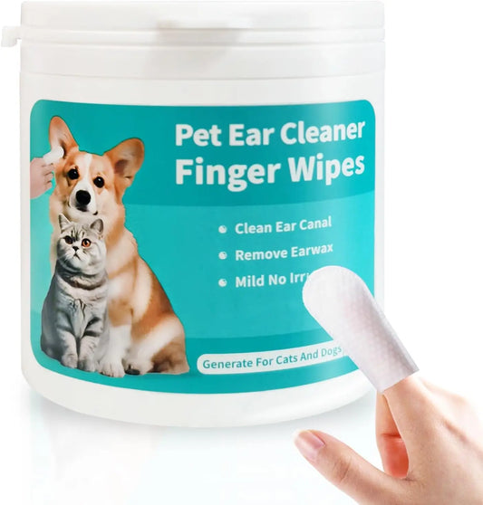 FuzzleCare™ Pet Ear Cleaning Finger Wipes