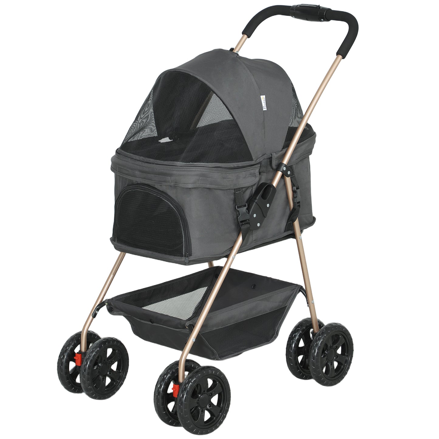 FuzzleRide™ Luxury Pet Stroller – Travel in Comfort & Style